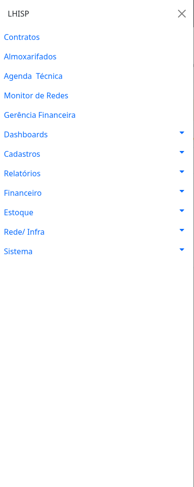 Menu principal